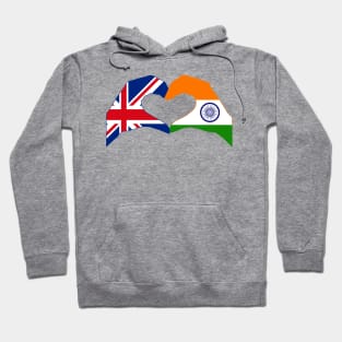 We Heart UK & India Patriot Flag Series Hoodie